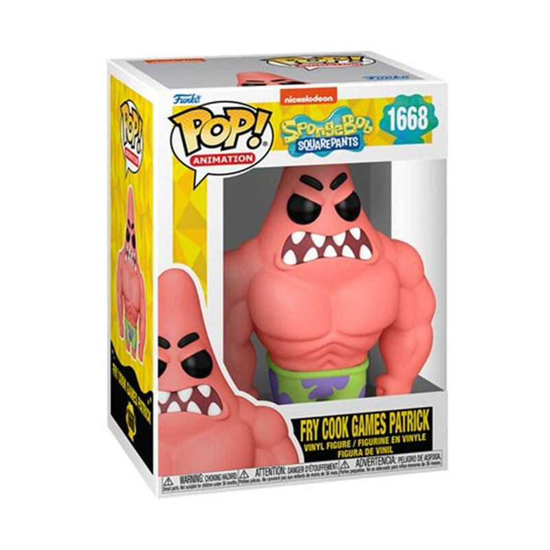 Funko Animation SpongeBob SquarePants 25th Anniversary Fry Cook Games Patrick Funko Pop! Vinyl Figure