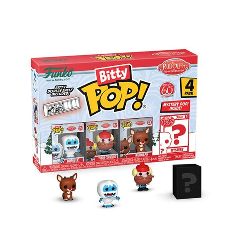 Funko Bitty Pop Rudolph the Red-Nosed Reindeer Bumble Funko Bitty Pop! Mini-Figure 4-Pack 81122 889698811224