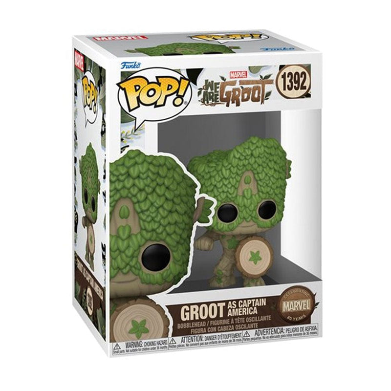 Funko Marvel We Are Groot as Captain America Funko Pop! Vinyl Figure