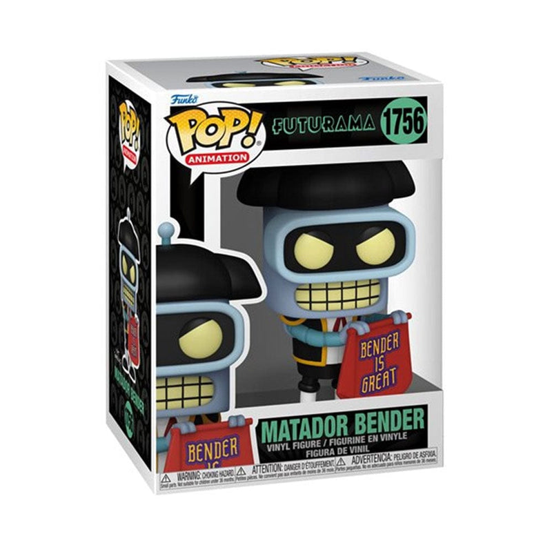 Funko Pop Animation Futurama Matador Bender Funko Pop! Vinyl Figure