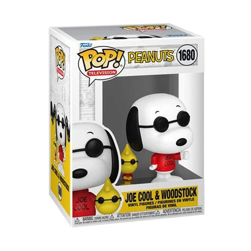 Funko Pop Animation Peanuts Joe Cool & Woodstock Funko Pop Vinyl Figure and Buddy