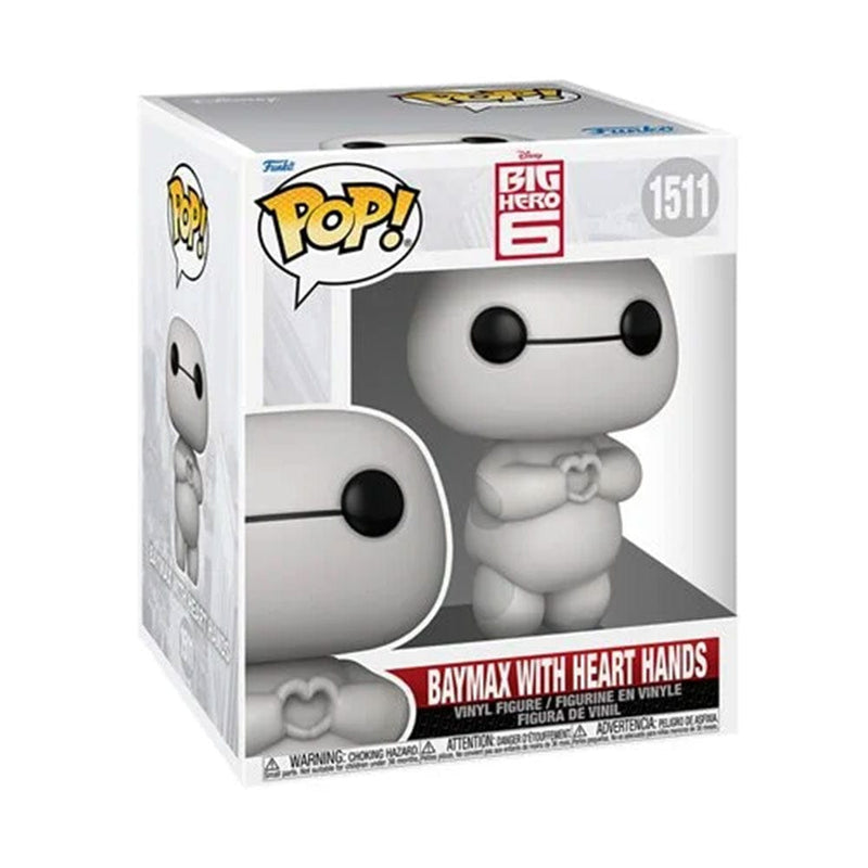 Funko Pop Disney Big Hero 6 Baymax with Heart Hands Super 6-Inch Funko Pop! Vinyl Figure