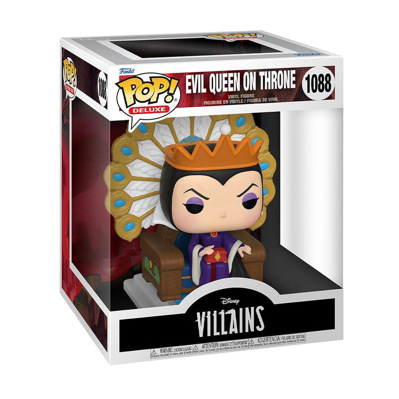 Funko Pop Disney Deluxe Disney Villains Evil Queen on Throne Funko Pop! Vinyl Figure