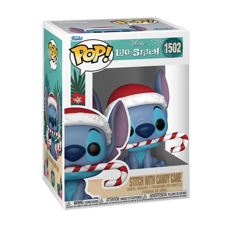 Funko Pop Disney Lilo & Stitch Holiday Stitch with Candy Cane Funko Pop! Vinyl Figure