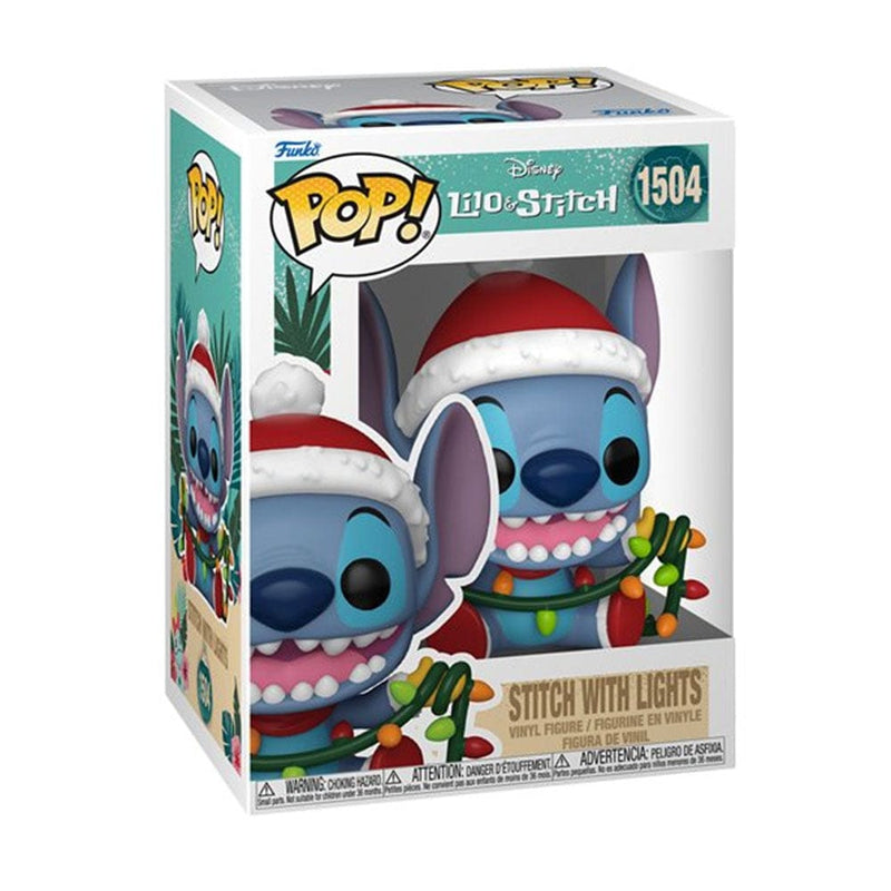 Funko Pop Disney Lilo & Stitch Holiday Stitch with Lights Funko Pop! Vinyl Figure