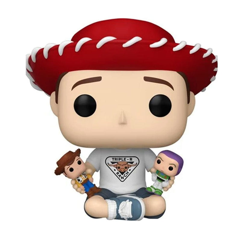 Funko Pop Disney Toy Story 30th Anniversary Andy with Buzz Lightyear and Woody Funko Pop! Vinyl Figure