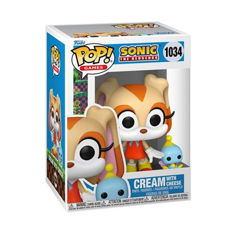 Funko Pop Games Sonic The Hedgehog Cream Funko Pop! Vinyl Figure with Cheese Buddy