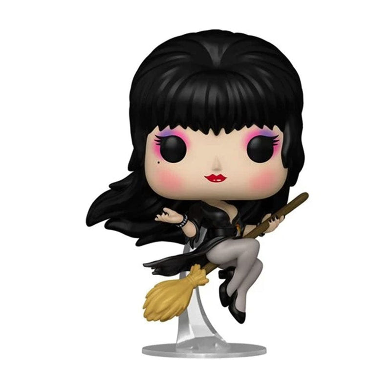 Funko Pop Icons Elvira Mistress of the Dark Elvira with Broom Funko Pop! Vinyl Figure