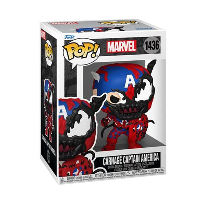 Funko Pop Marvel Marvel Carnage Captain America Funko Pop! Vinyl Figure