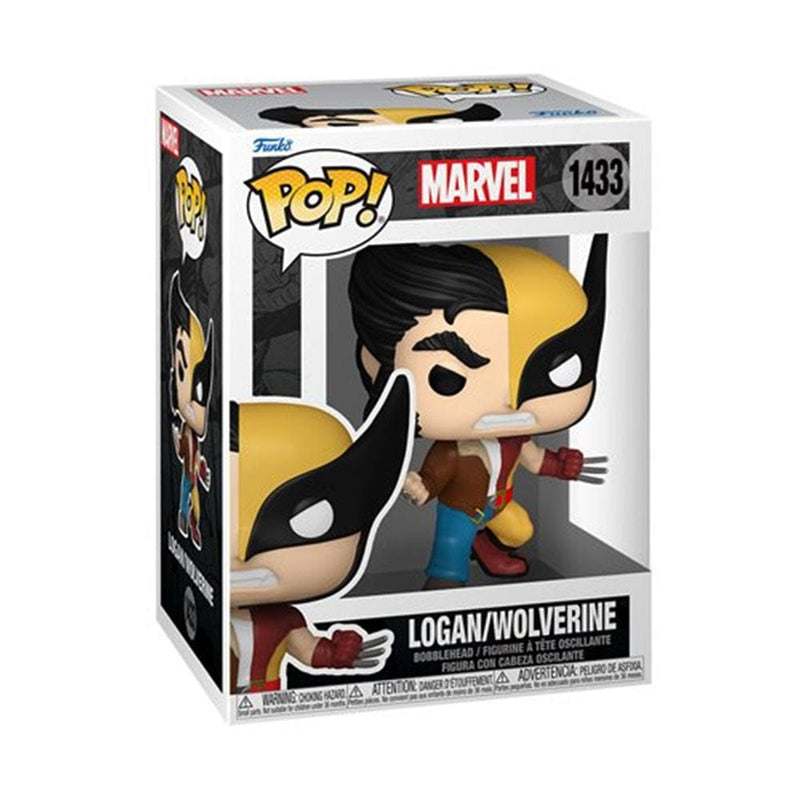 Funko Pop Marvel Marvel Comics Split Logan/Wolverine Funko Pop! Vinyl Figure