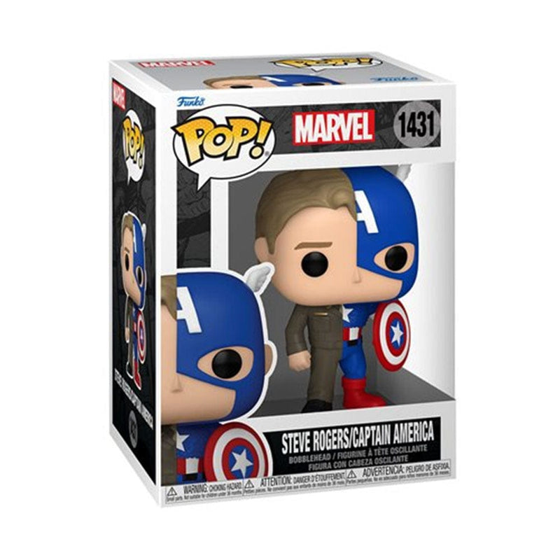 Funko Pop Marvel Marvel Comics Split Steve Rogers/Captain America Funko Pop! Vinyl Figure