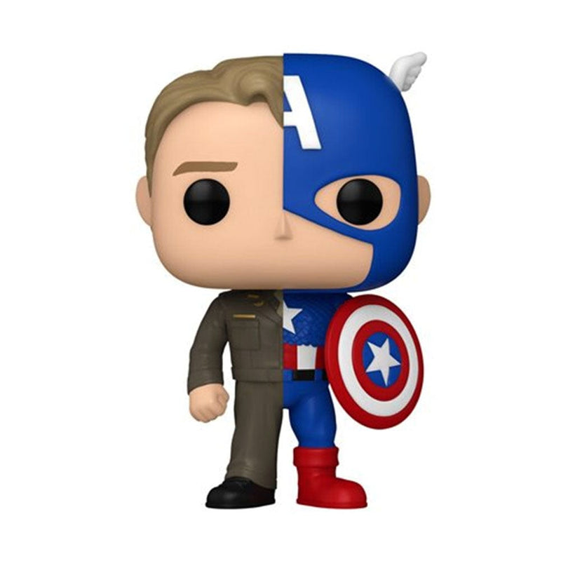 Funko Pop Marvel Marvel Comics Split Steve Rogers/Captain America Funko Pop! Vinyl Figure