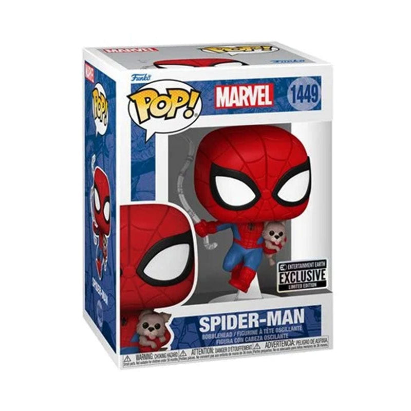 Funko Pop Marvel Spider-Man with Sandwich the Dog Funko Pop! Vinyl Figure