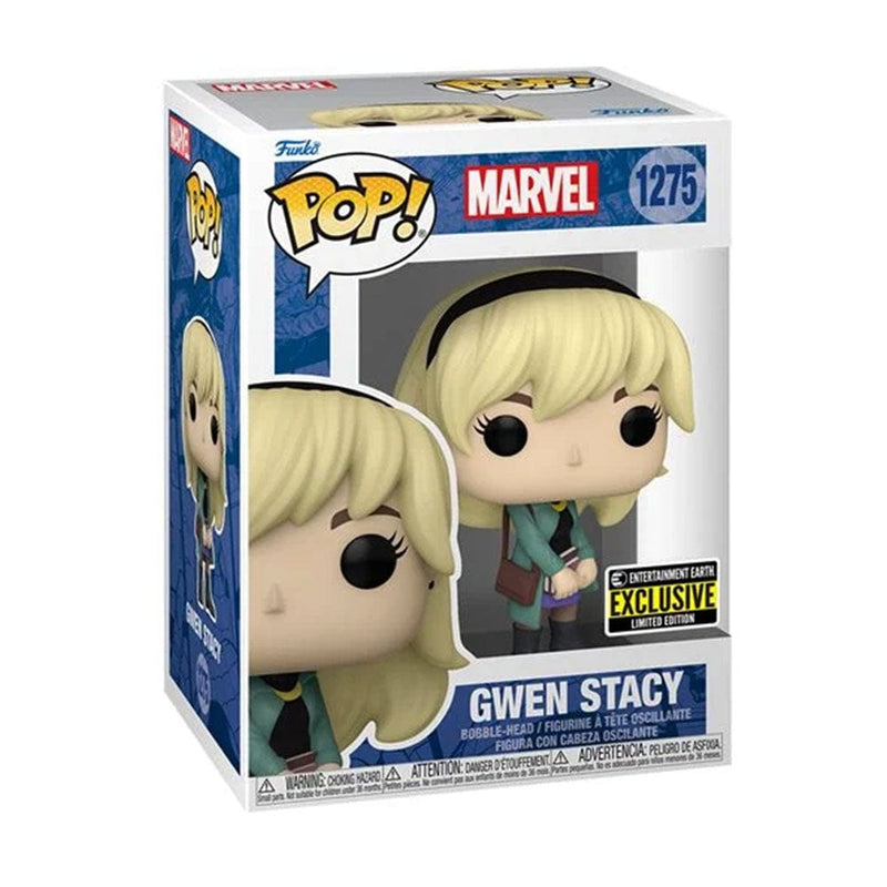 Funko Pop Marvel Spiderman Gwen Stacy Entertainment Earth Exclusive 73955 889698739559