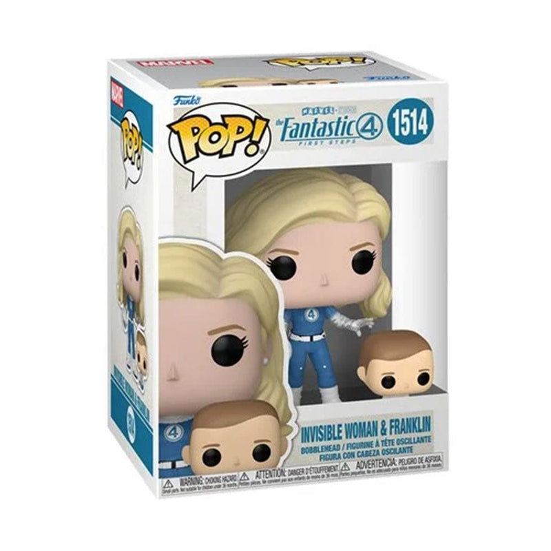 Funko Pop Marvel The Fantastic Four: First Steps Invisible Woman & Franklin Funko Pop! Vinyl Figure