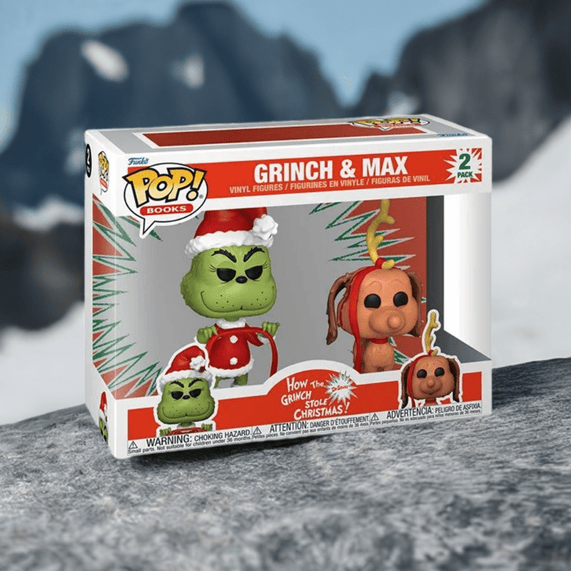 Funko Pop Movies How the Grinch Stole Christmas Grinch and Max Funko Pop! Vinyl Figure 2-Pack 72505 889698725057