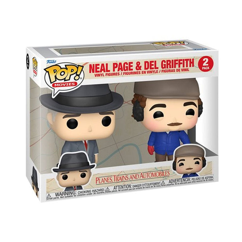 Funko Pop Movies Planes, Trains, and Automobiles Neal Page and Del Griffith Funko Pop! Vinyl Figure 2-Pack 80921 889698809214