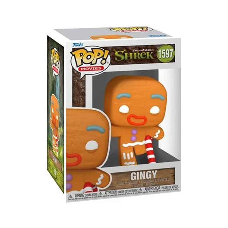 Funko Pop Movies Shrek DreamWorks 30th Anniversary Gingy with Candy Cane