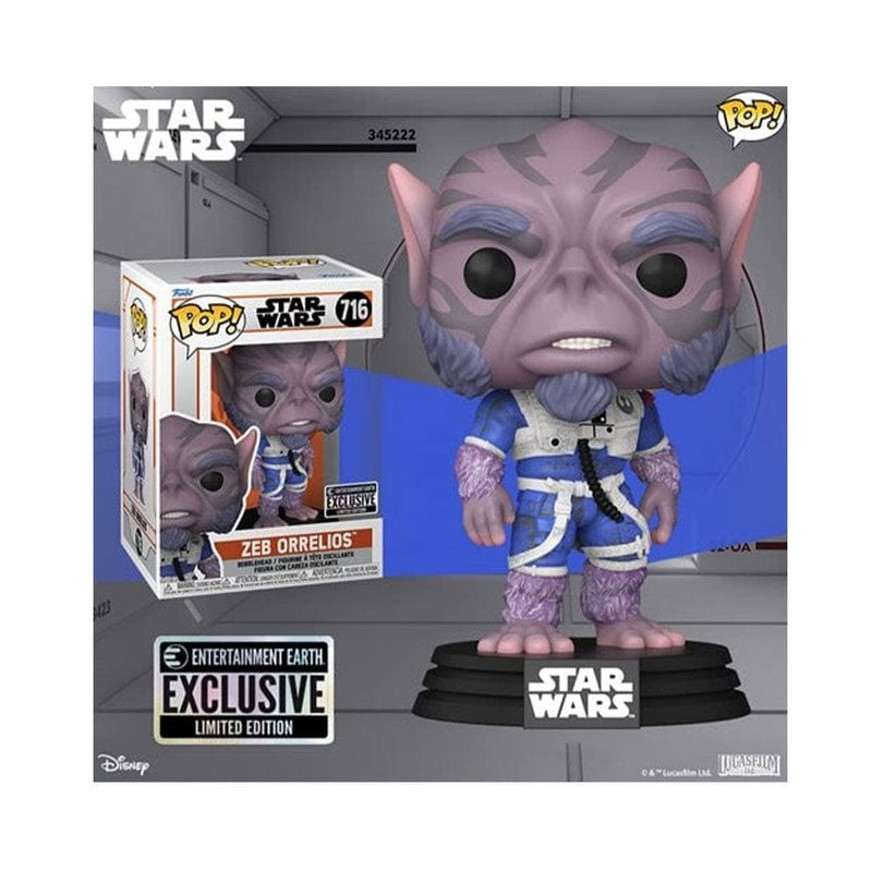 Funko Pop Star Wars Star Wars: The Mandalorian Zeb Orrelios Funko Pop! Vinyl Figure