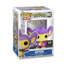 Funko Pop TV Pokemon Aipom Flocked Specialty Series Exclusive