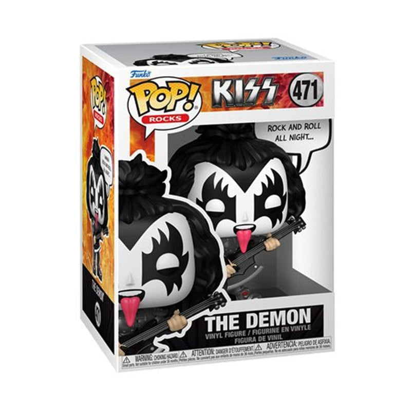 KISS The Demon Rock and Roll All Nite Pop! Sayings Funko Pop! Vinyl Figure