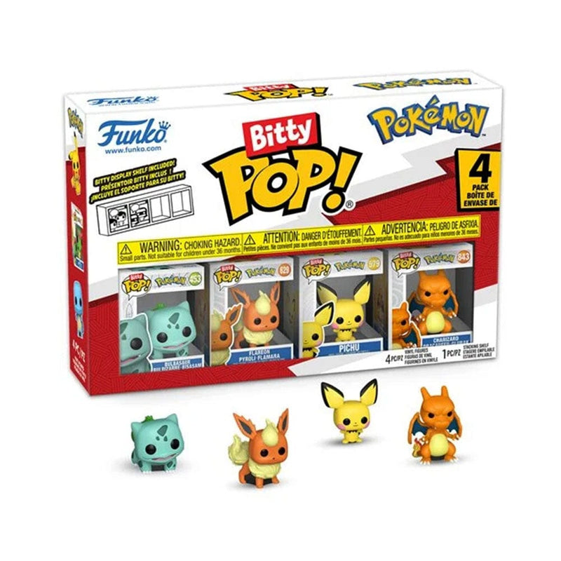 Pokemon Bulbasaur Funko Bitty Pop! Mini-Figure 4-Pack - Collectible Vinyl Figure