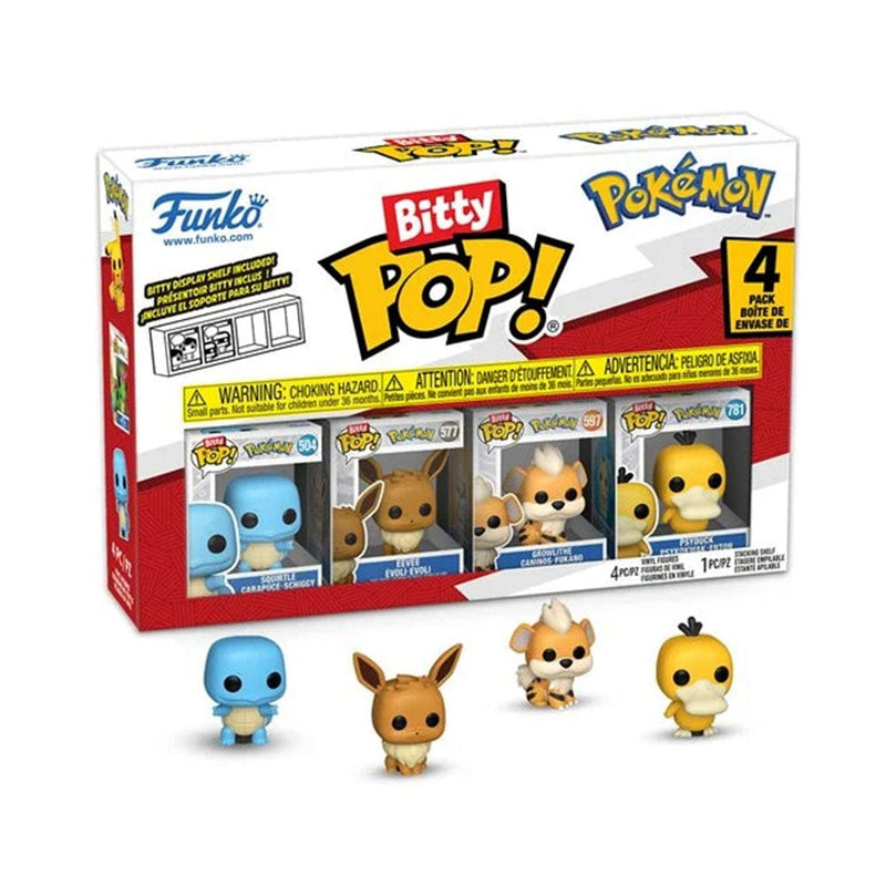 Pokemon Squirtle Funko Bitty Pop! Mini-Figure 4-Pack - Collectible Vinyl Figure