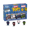 Spider-Man Miles Morales Funko Bitty Pop! Mini-Figure 4-Pack - Collectible Vinyl Figure