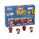 Spider-Man Peter Parker Funko Bitty Pop! Mini-Figure 4-Pack - Collectible Vinyl Figure