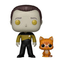 Star Trek: The Next Generation Data with Spot Funko Pop! Vinyl Figure and Buddy