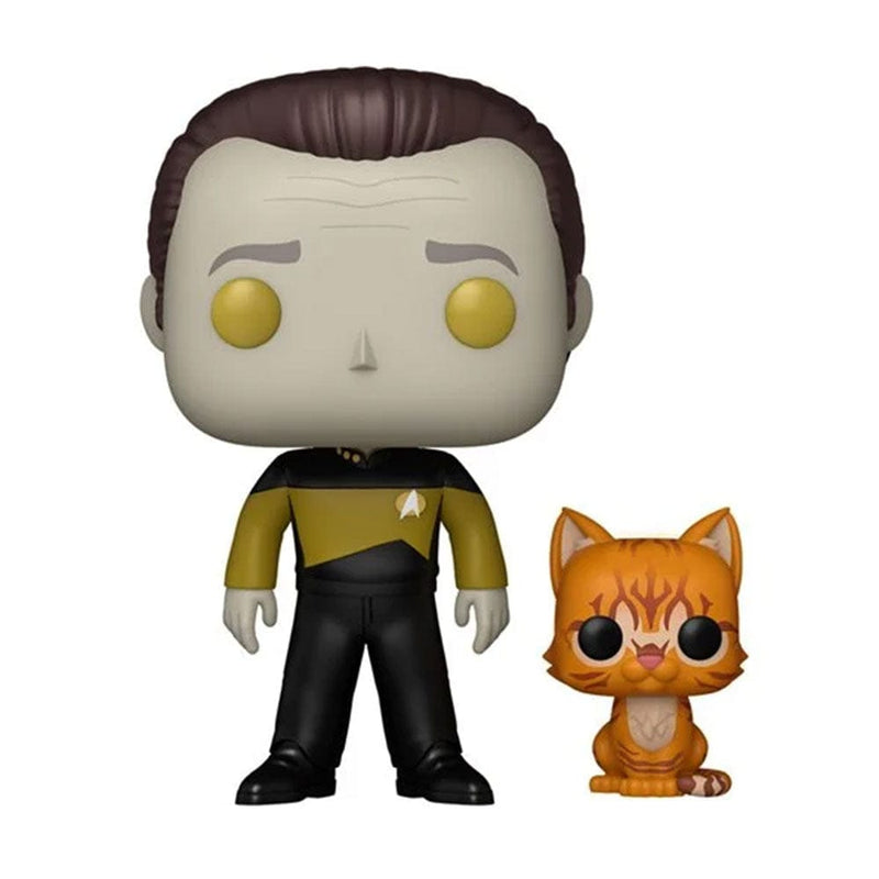 Star Trek: The Next Generation Data with Spot Funko Pop! Vinyl Figure and Buddy