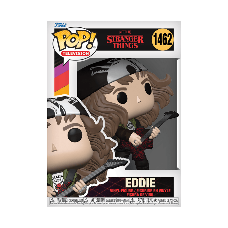 Stranger Things Season 4 Eddie with Guitar Funko Pop! Vinyl Figure