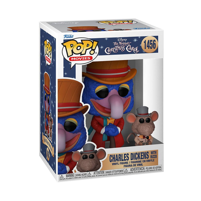 The Muppet Christmas Carol Charles Dickens with Rizzo Funko Pop