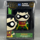 Funko Pop Large Enamel Pins DC Robin | Jays Pops N Stuff.