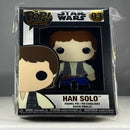 Funko Pop Large Enamel Pins Star Wars Hans Solo | Jays Pops N Stuff.