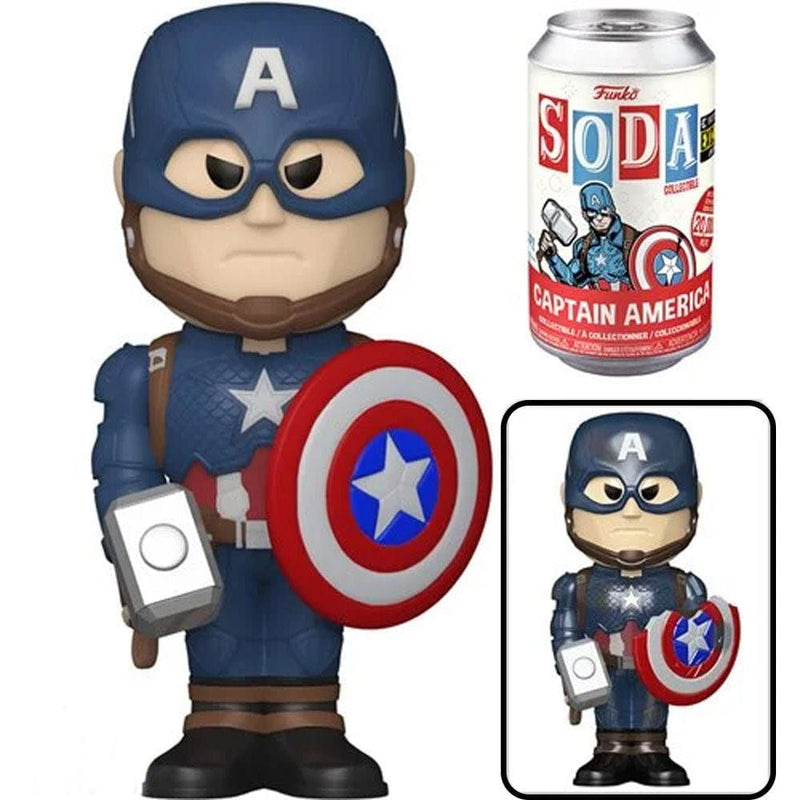 Funko Marvel Funko Soda Marvel Avengers Endgame Captain America EE Exclusive 69231 889698692311