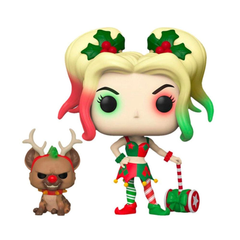 Funko POP Heroes: DC Holiday Harley Quinn with Buddy | Jays Pops N Stuff.