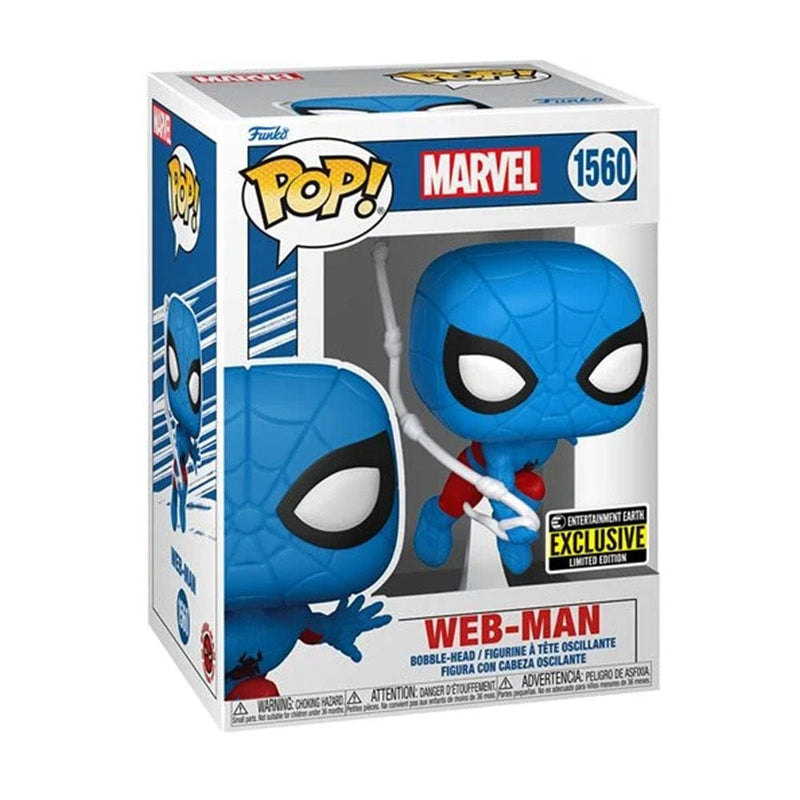 Funko Pop Marvel Spider-Man Web-Man Entertainment Earth Exclusive