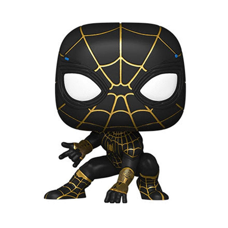 Spiderman No Way Home Spiderman Black and Gold Suit SKU 56827 UPC 889698568272