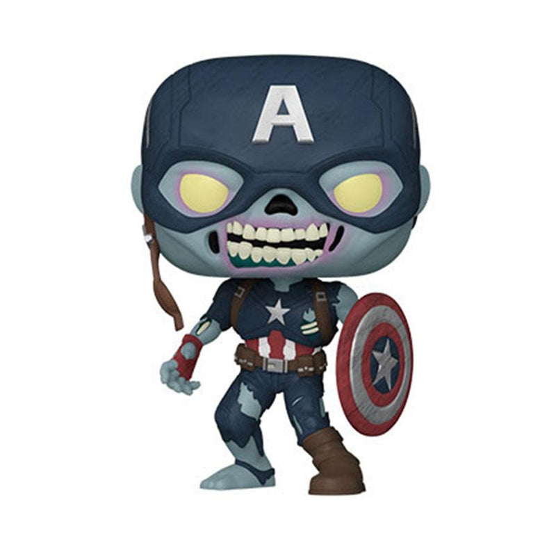 Funko Pop Marvel What If S2 Zombie Captain America SKU 57375 UPC 889698573757
